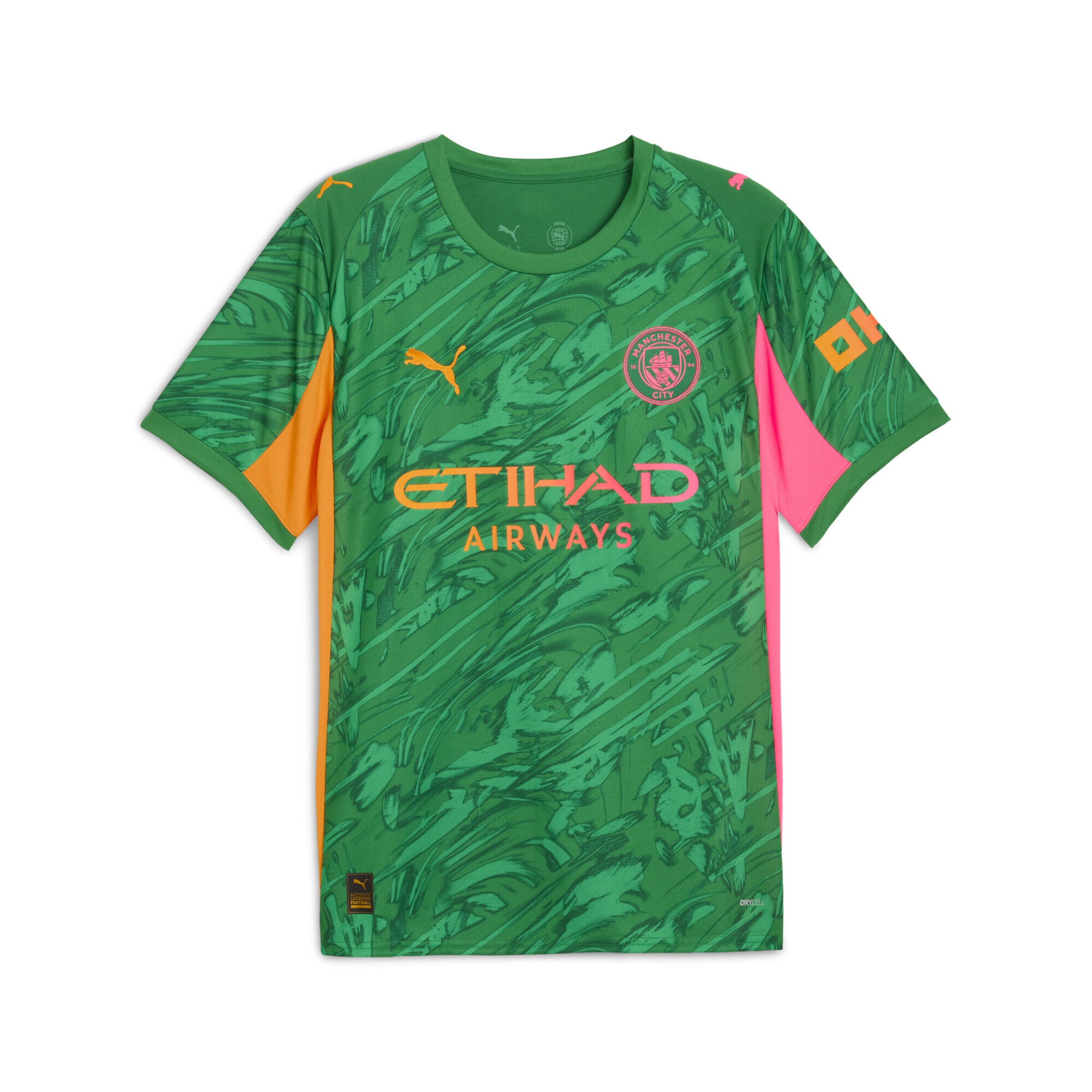 PUMA Torwarttrikot 'Manchester City 25/26' in Grün: Vorderseite