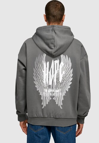 Merchcode Tréning póló 'Hope Wings' - szürke: elől