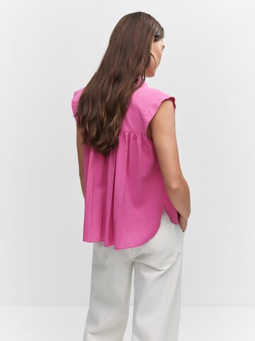 MANGO Blouse 'MORGANA' in Roze