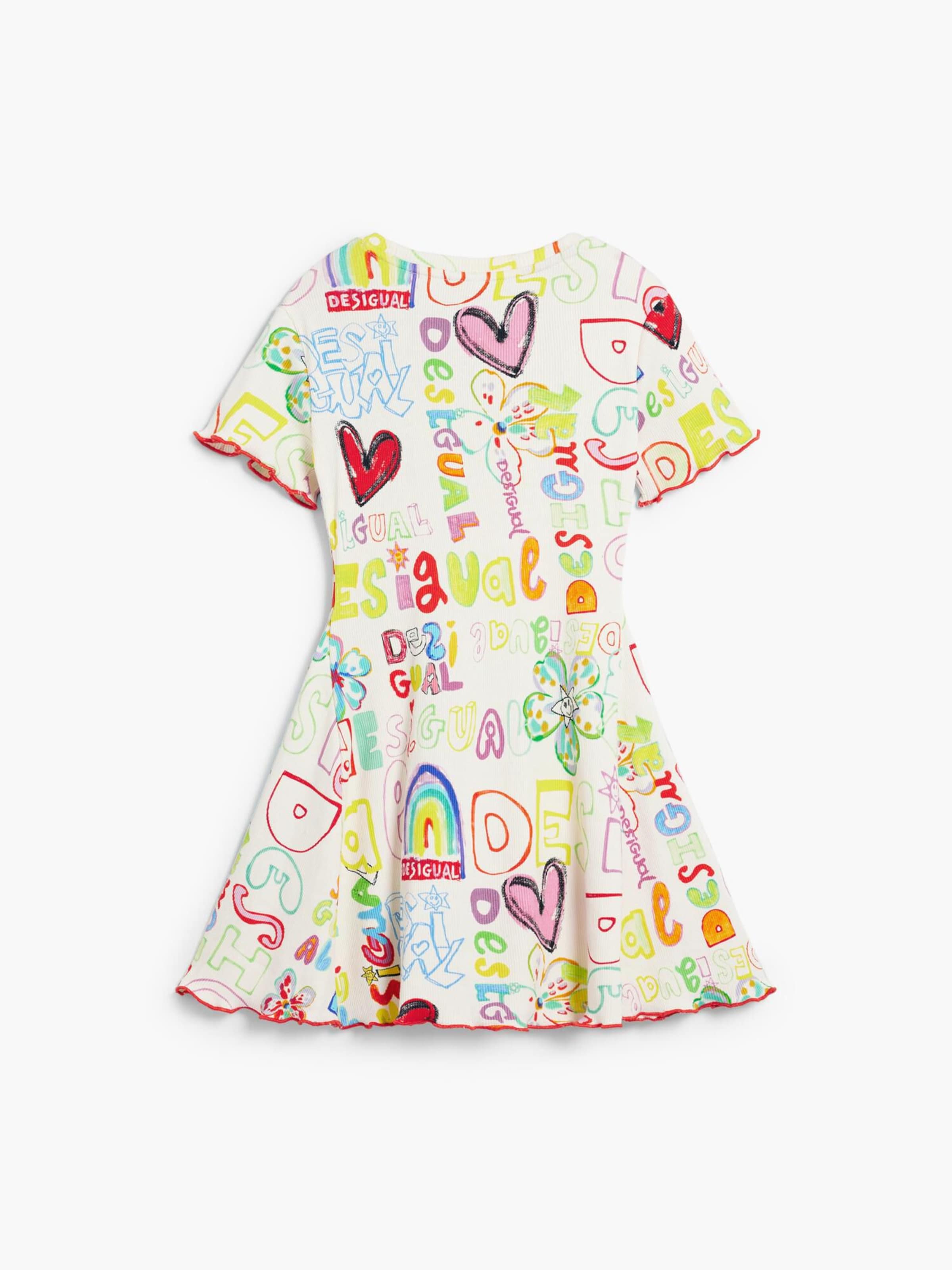 Desigual Sukienka w kolorze biały