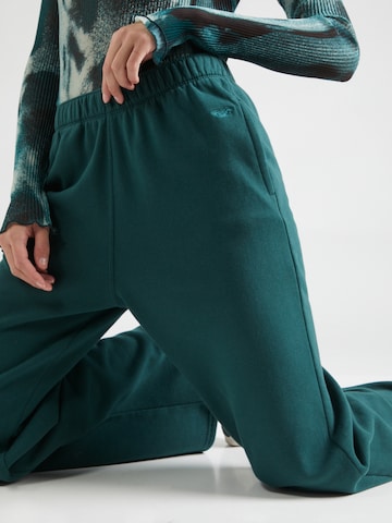 Wide leg Pantaloni de la HOLLISTER pe verde