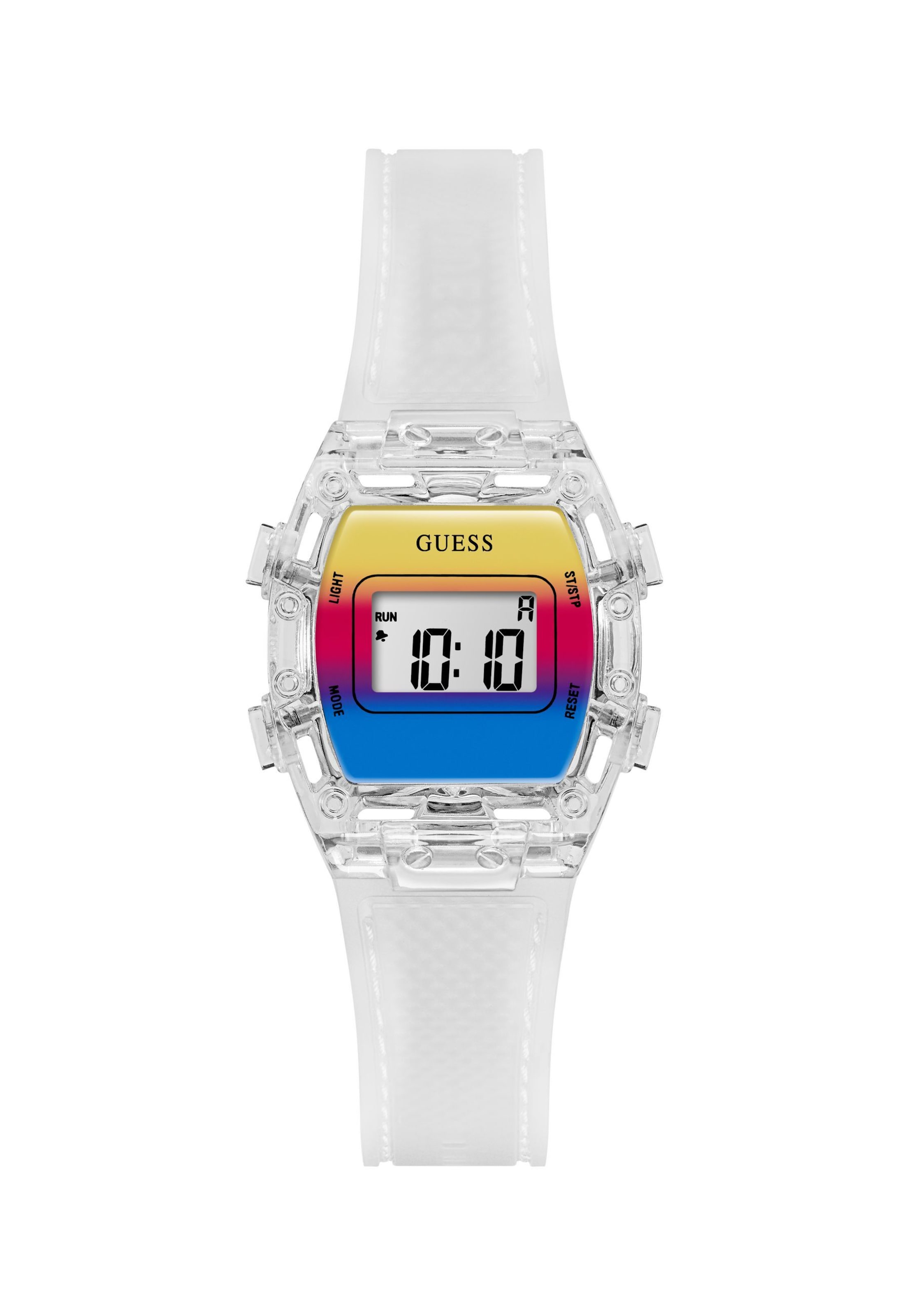 Orologio 'Phineas' di GUESS in trasparente: frontale