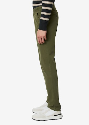Marc O'Poloregular Chino hlače 'Stig' - zelena boja
