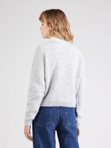 ABOUT YOU Knit Cardigan 'Lacey' in Grey