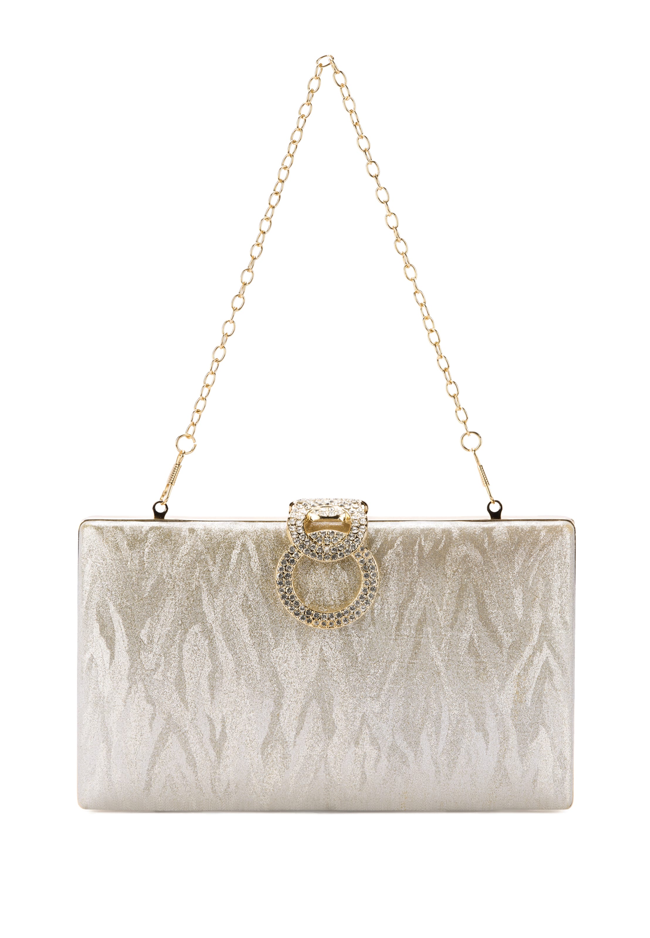 faina Clutch in Pink: front