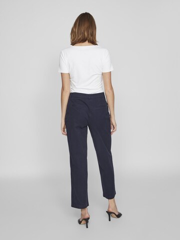VILA Regular Trousers in Blue