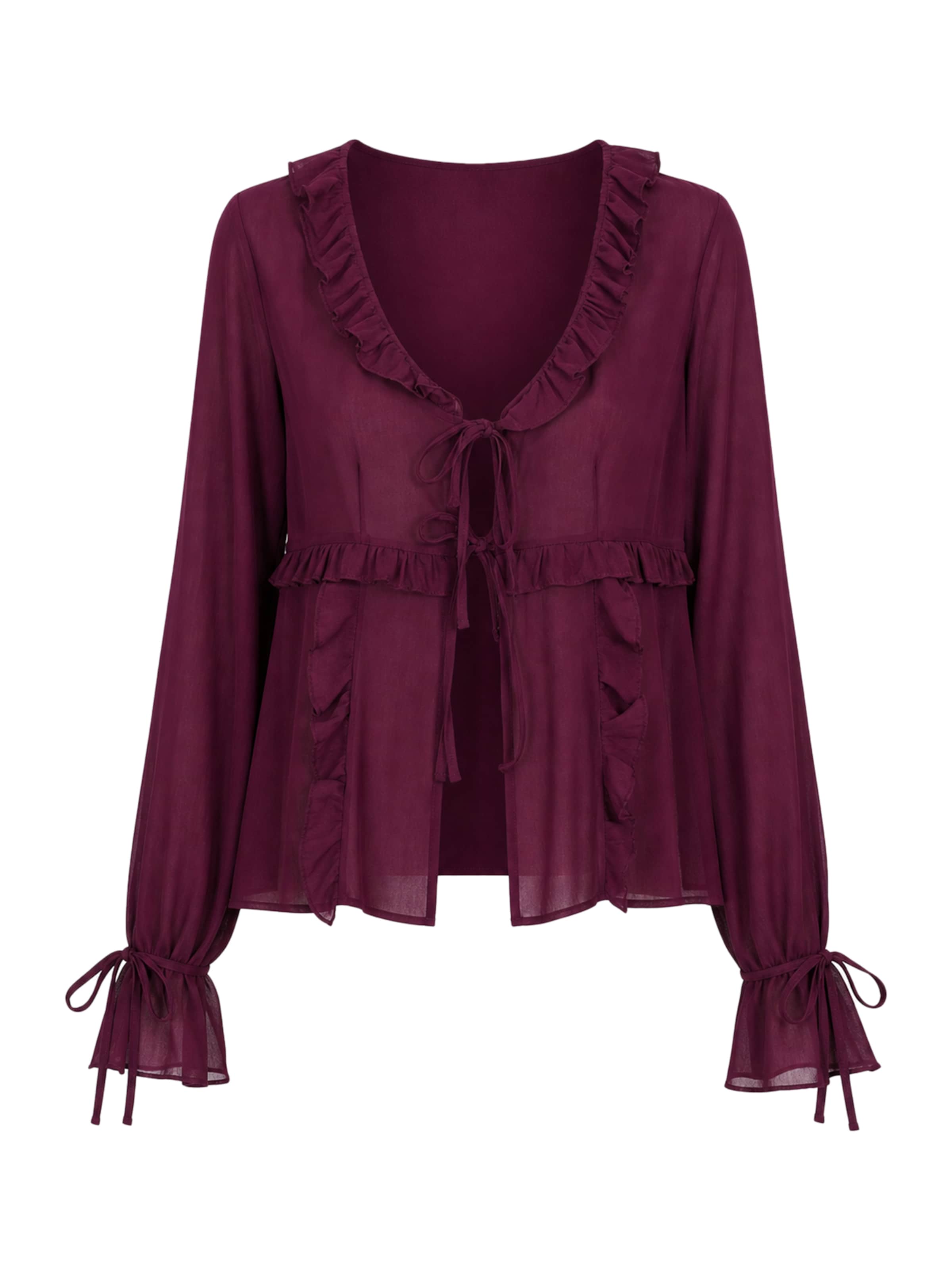 Camicia da donna di BRAVE SOUL in rosso: frontale