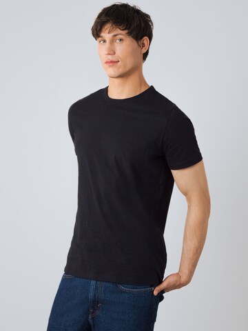 Honest Basics Shirt 'T-shirt Men' in Zwart