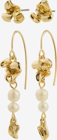 auksinė Pilgrim Auskarai 'Luis': priekis