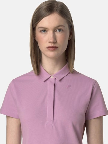K-Way - Camiseta 'K-WAY AMDEA PIQUE SLIM T-Shirt e Polo' en rosa