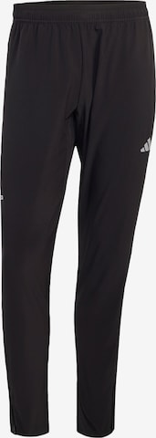 Coupe slim Pantalon de sport 'Tech Apparel' ADIDAS PERFORMANCE en noir : devant