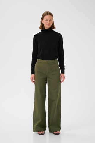 InWear Wide Leg Hose 'Nicky' in Grün