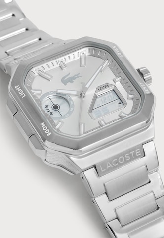 LACOSTE Analogt ur 'LC33 SQUARE' i sølv: forside