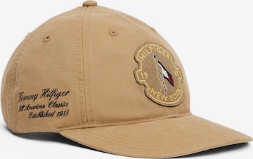 TOMMY HILFIGER Cap in Brown: front