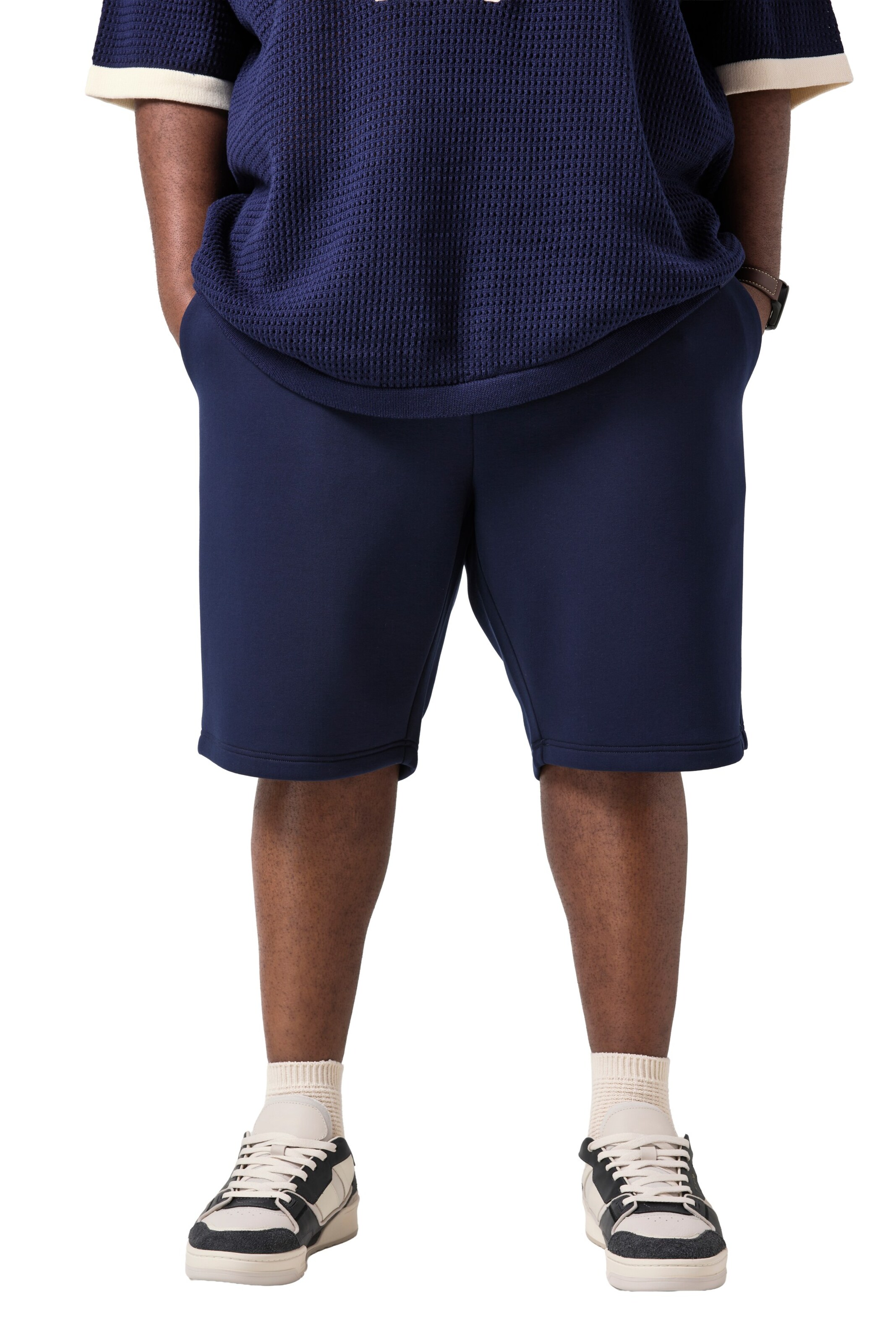 STHUGE Regular Bermuda in Blau: Vorderseite