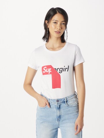 EINSTEIN & NEWTON Shirt 'Supergirl' in White: front