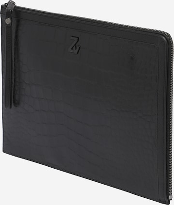 Zadig & Voltaire Laptop bag 'INITIALE JOHN' in Black: front