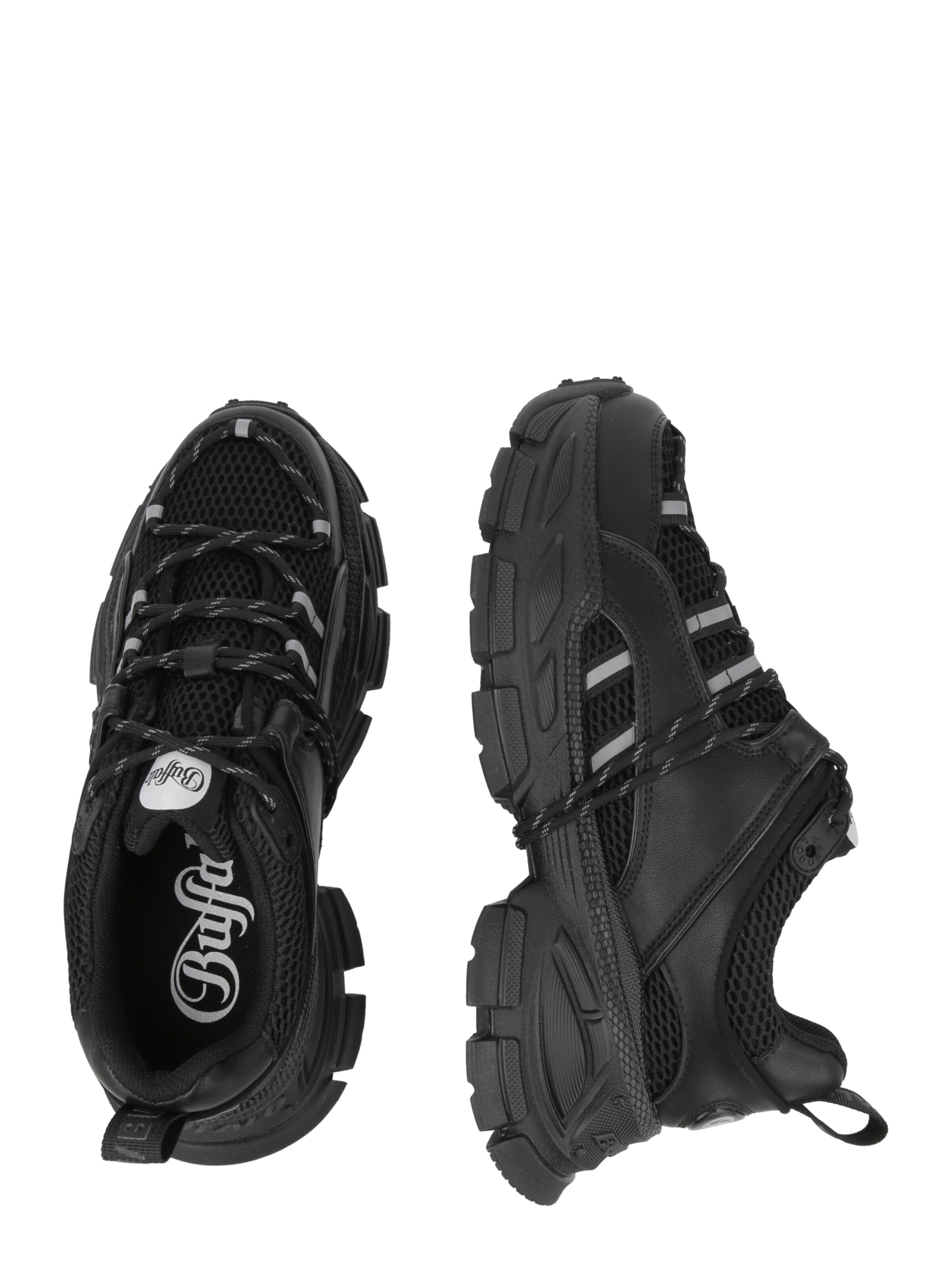 BUFFALO Σνίκερ χαμηλό 'SATURN' σε μαύρο