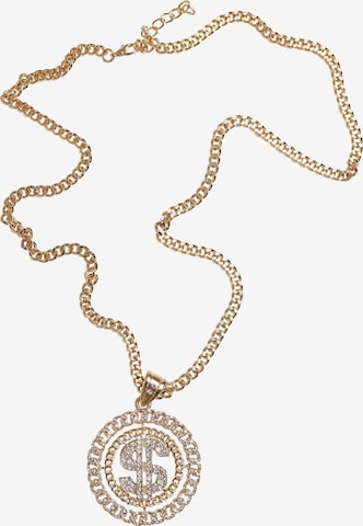 Urban Classics Necklace 'Dollar' in Gold: front