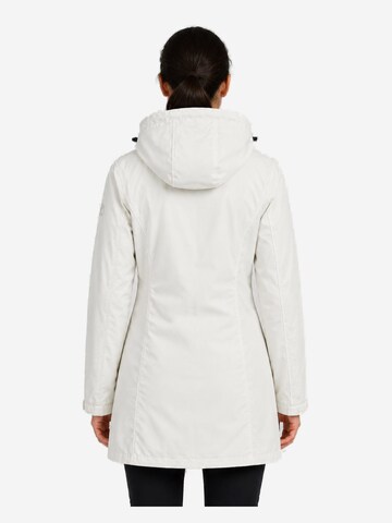 deproc Winterjas 'Outdoorparka LAVAL LONG Damen Outdoorjacke, Regenjacke' in Wit