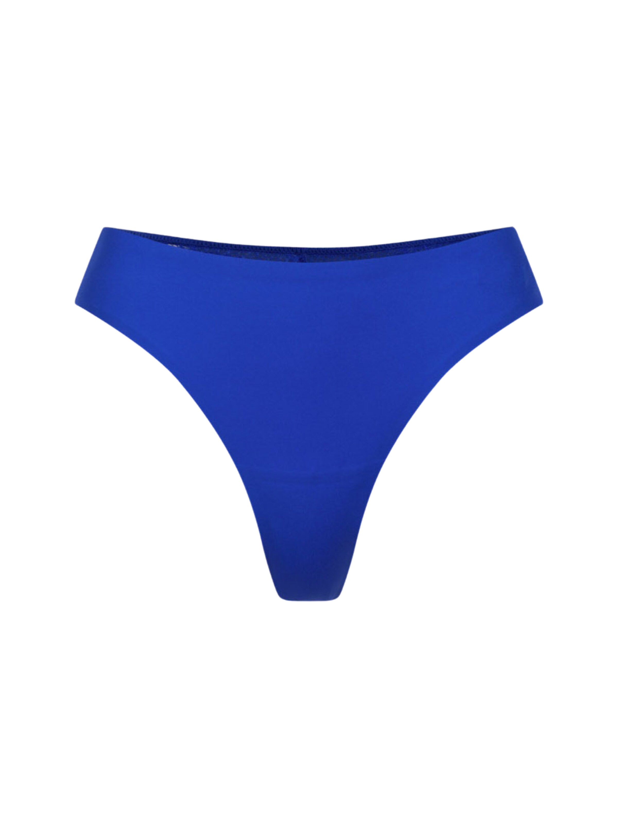 cfab (formerly creamy fabrics) String 'Tanga mit Spitze'‌‌‌‌‌‌‌ in Blau: Vorderseite