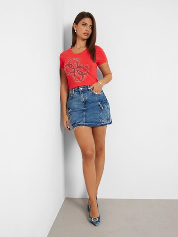 GUESS T-Shirt in Rot
