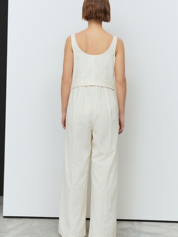Tuta jumpsuit di Next in bianco