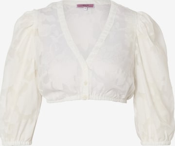MARJO Klederdracht blouse 'GY-13-Aufeld' in Wit: voorkant