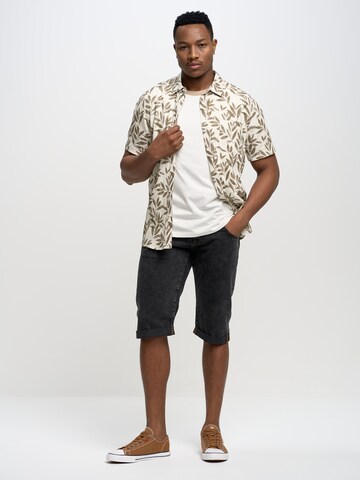 BIG STAR Regular Shorts 'Conner' in Grau