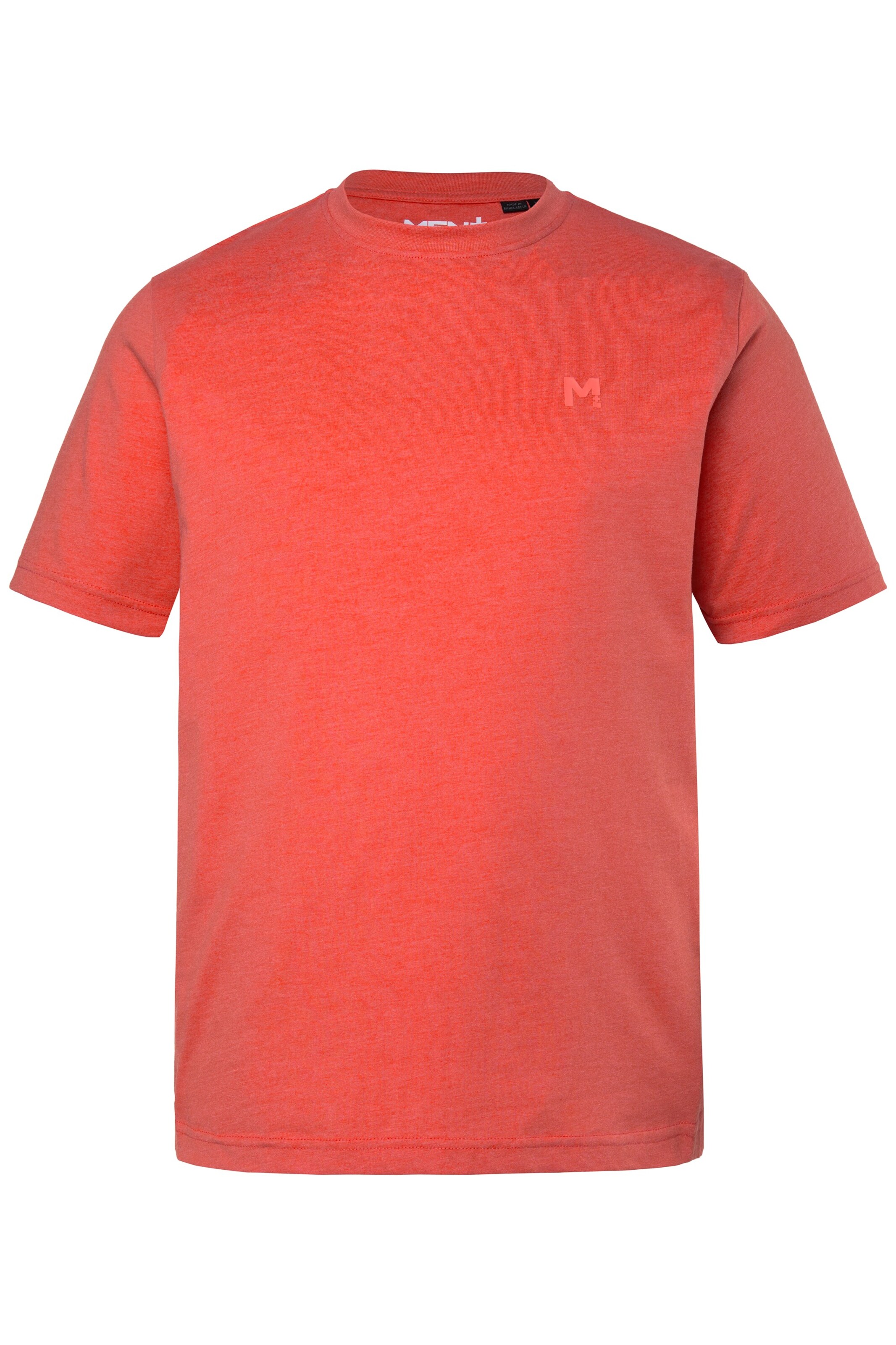Men Plus Shirt in Orange: front
