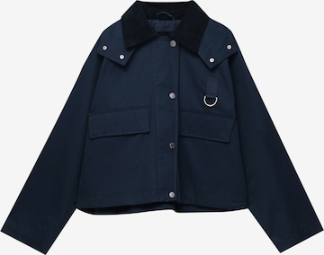 Pull&Bear Between-Season Jacket in Blue: front