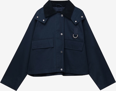 Pull&Bear Veste mi-saison en bleu marine, Vue avec produit