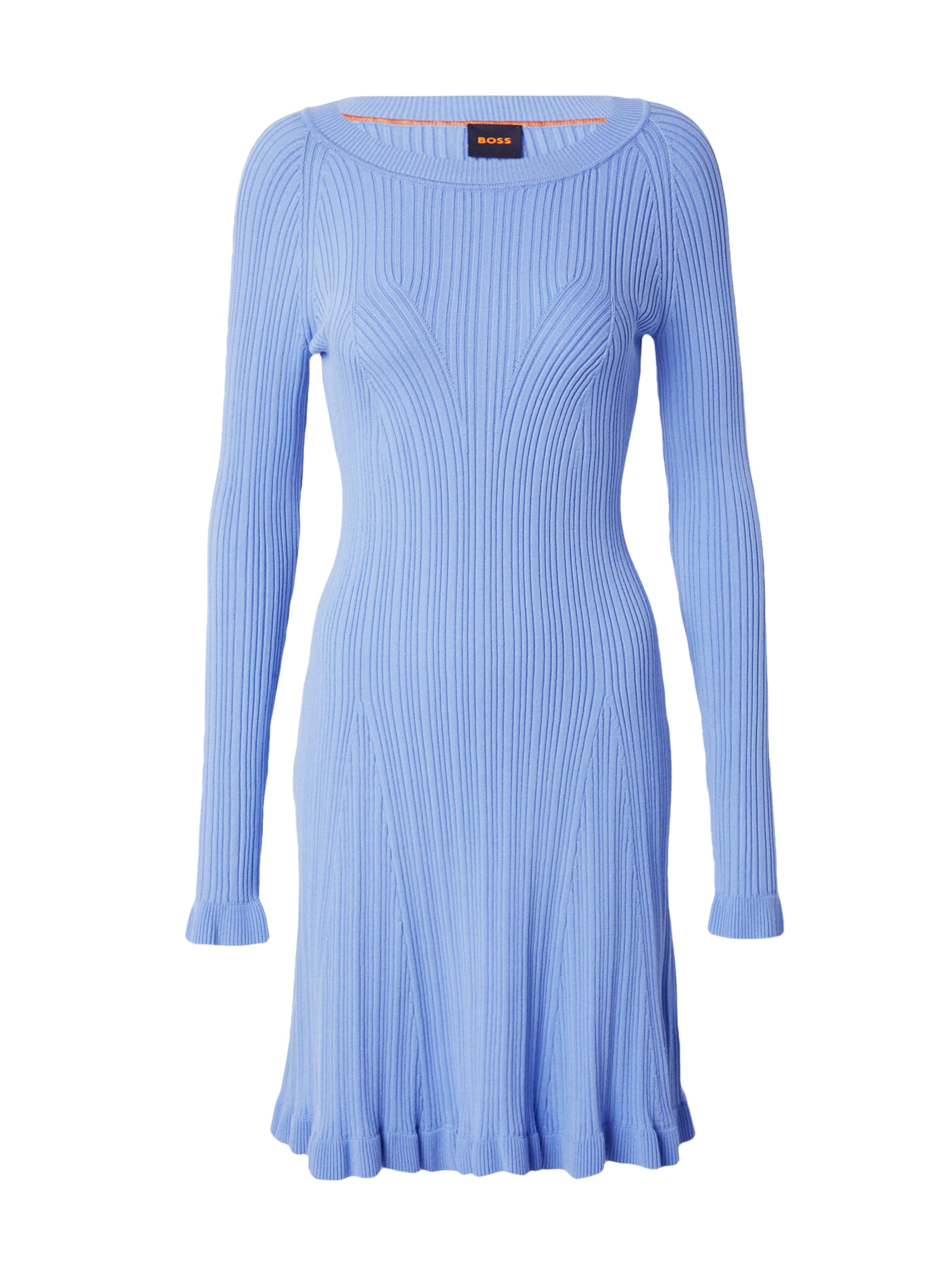 BOSS Knit dress 'C_Furner' in Blue: front