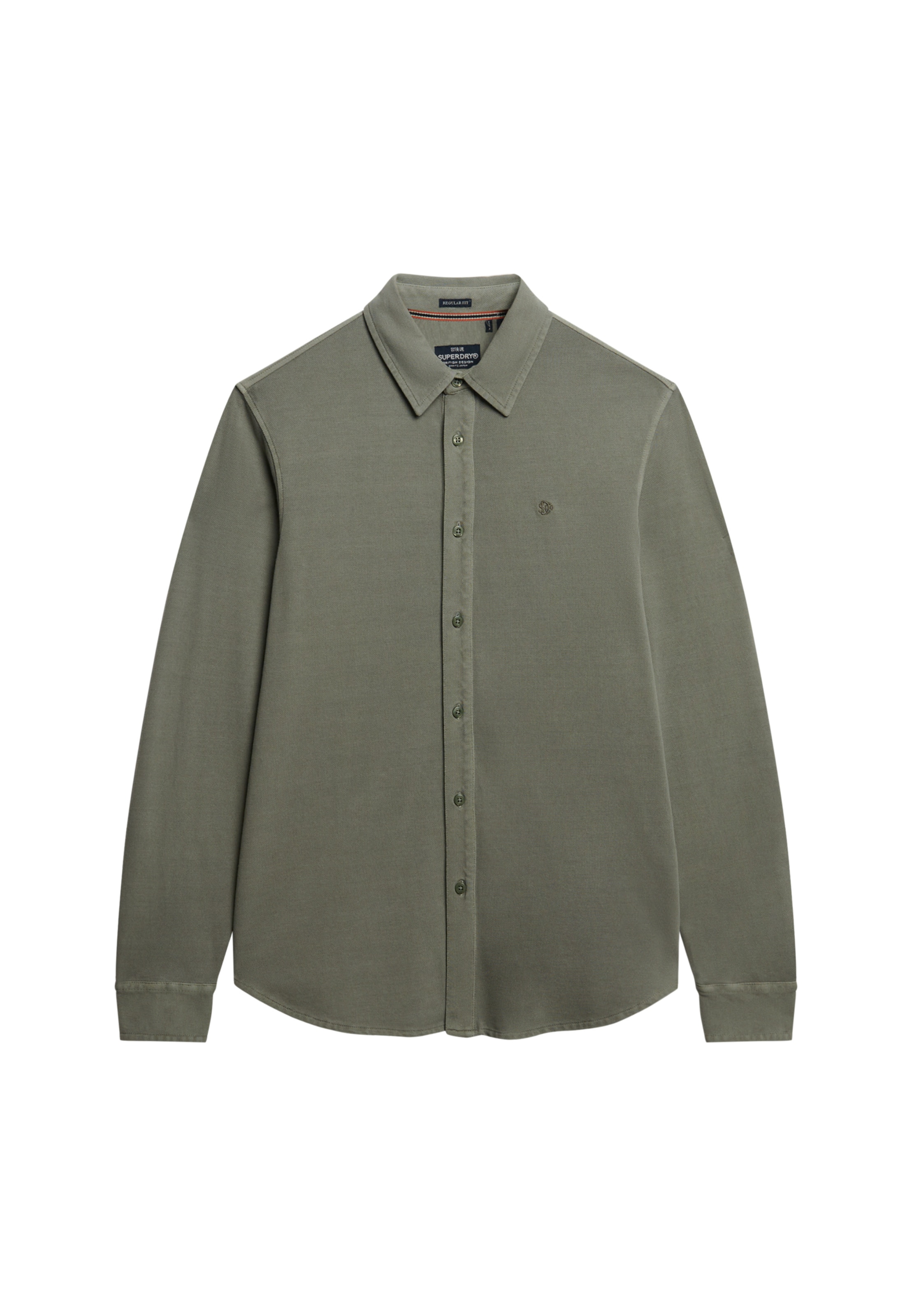 Superdry & Co Comfort Fit Hemd in Grün: Vorderseite