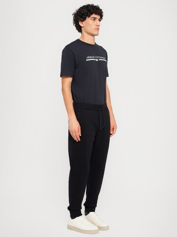 ARMANI EXCHANGE Tapered Trousers in Black