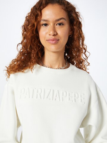 PATRIZIA PEPE Sweatshirt 'FELPA' in Weiß
