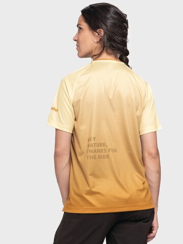 T-shirt fonctionnel ' Bike Shirt Style Koitere WMS ' Schöffel en jaune