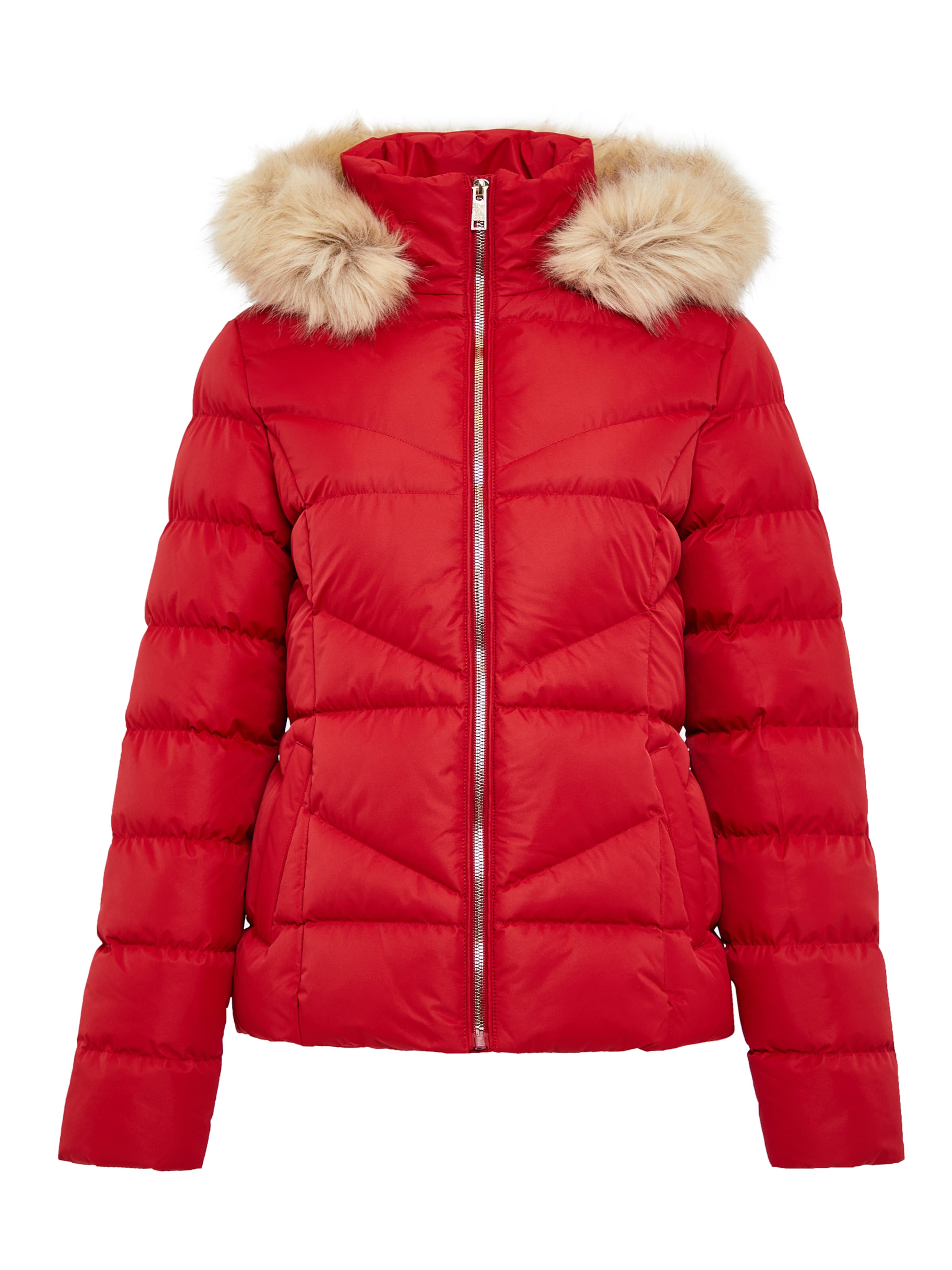 Threadbare Jacke 'Hails' in Rot: Vorderseite