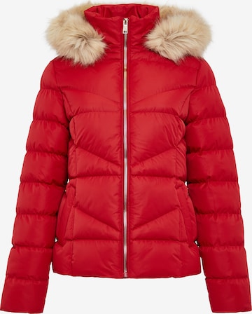 Threadbare Zimní bunda 'Hails' – červená: přední strana
