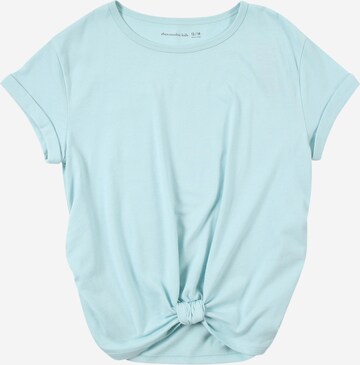 Abercrombie & Fitch Тениска 'ESSENTIAL' в синьо: отпред