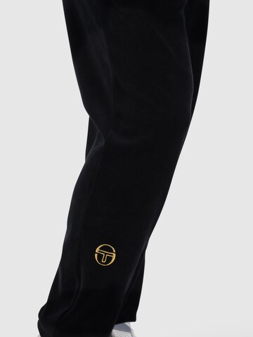 Regular Pantalon de sport 'Court' Sergio Tacchini en noir