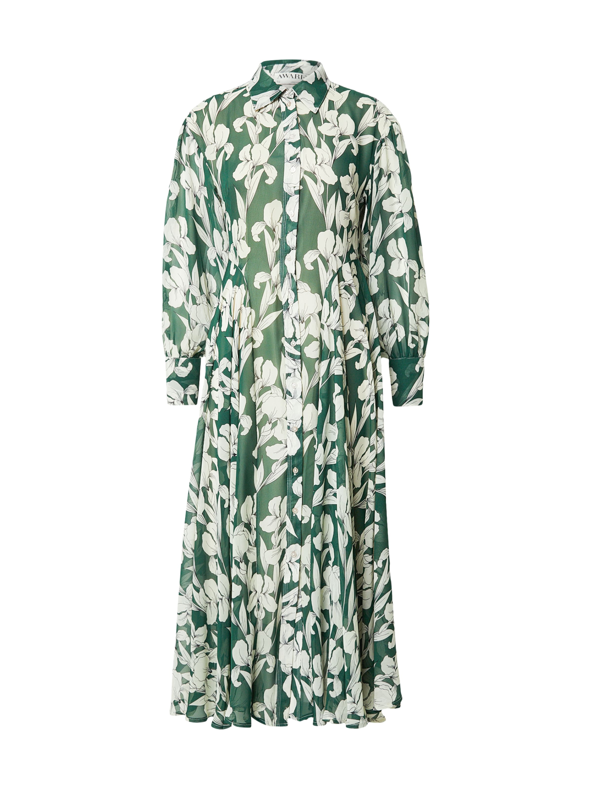 Aware Blousejurk 'AWAUBRIE' in Groen: voorkant