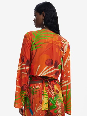 Camicia da donna di Desigual in arancione