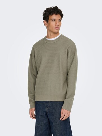 Only & Sons - Jersey 'ONSView' en gris: frente