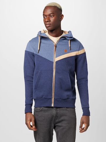 Alife and Kickin Sweat jacket 'JulianAK' in Blue: front