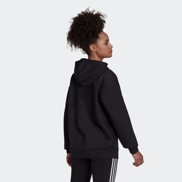 ADIDAS SPORTSWEAR Športová mikina 'Essentials Logo friend Fleece' - Čierna