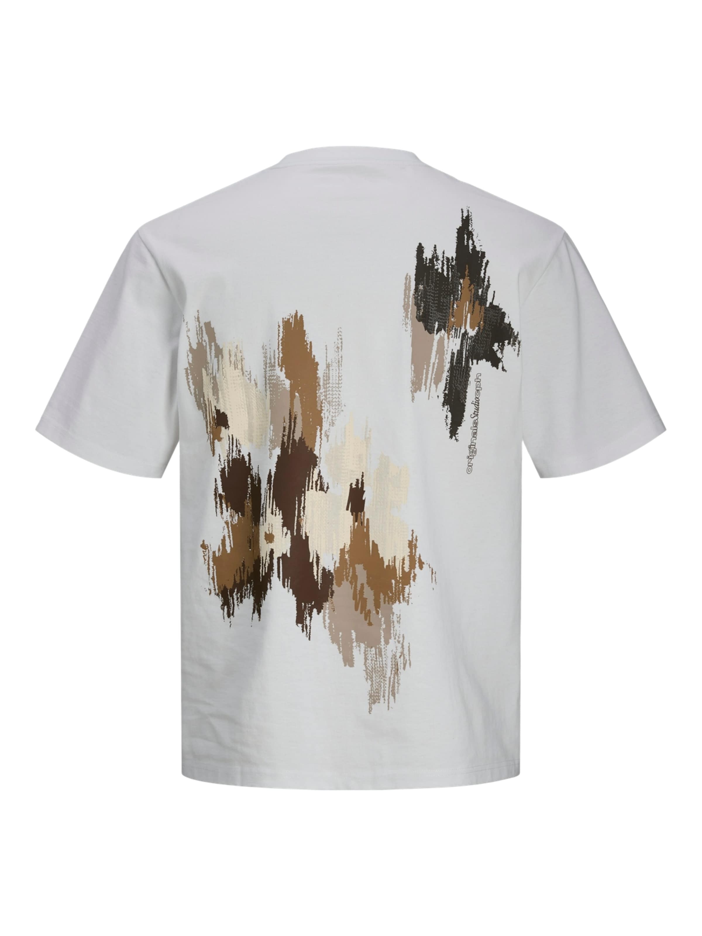 T-Shirt 'JORAvondale' JACK & JONES en blanc