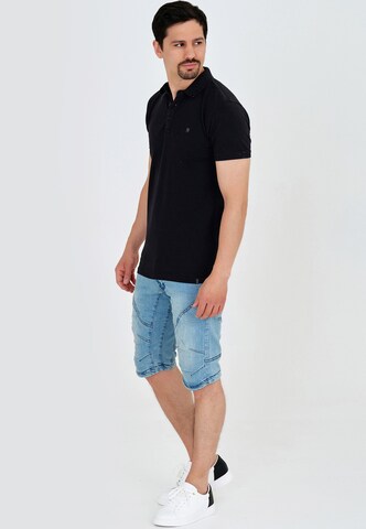 INDICODE JEANS Regular Shorts 'Leon' in Blau