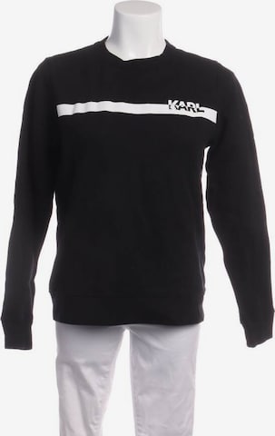 Karl Lagerfeld Sweatshirt & Zip-Up Hoodie in M in Black: front