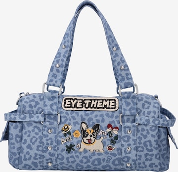 myMo Pop - Malas de tiracolo 'Eye Theme' em azul: frente